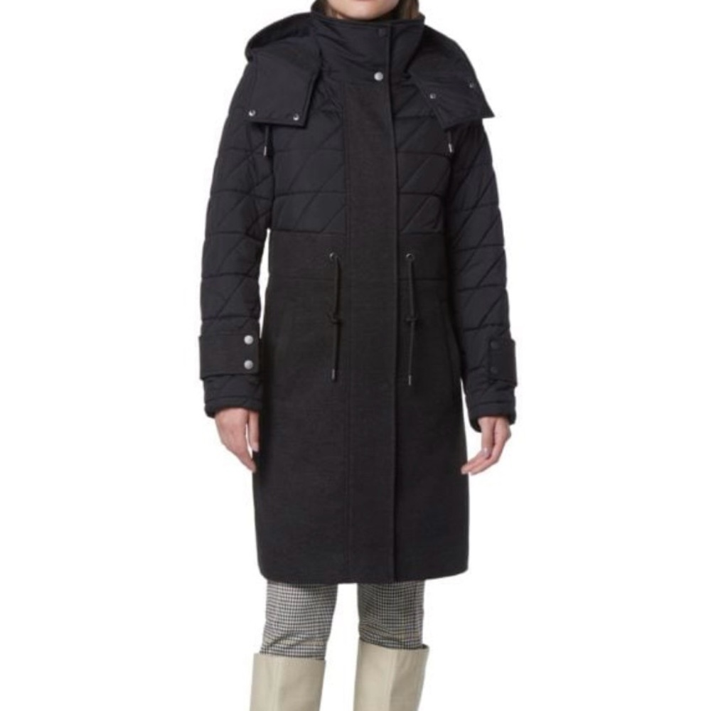 *FINAL SALE* Andrew Marc black quilted winter coat. Size L